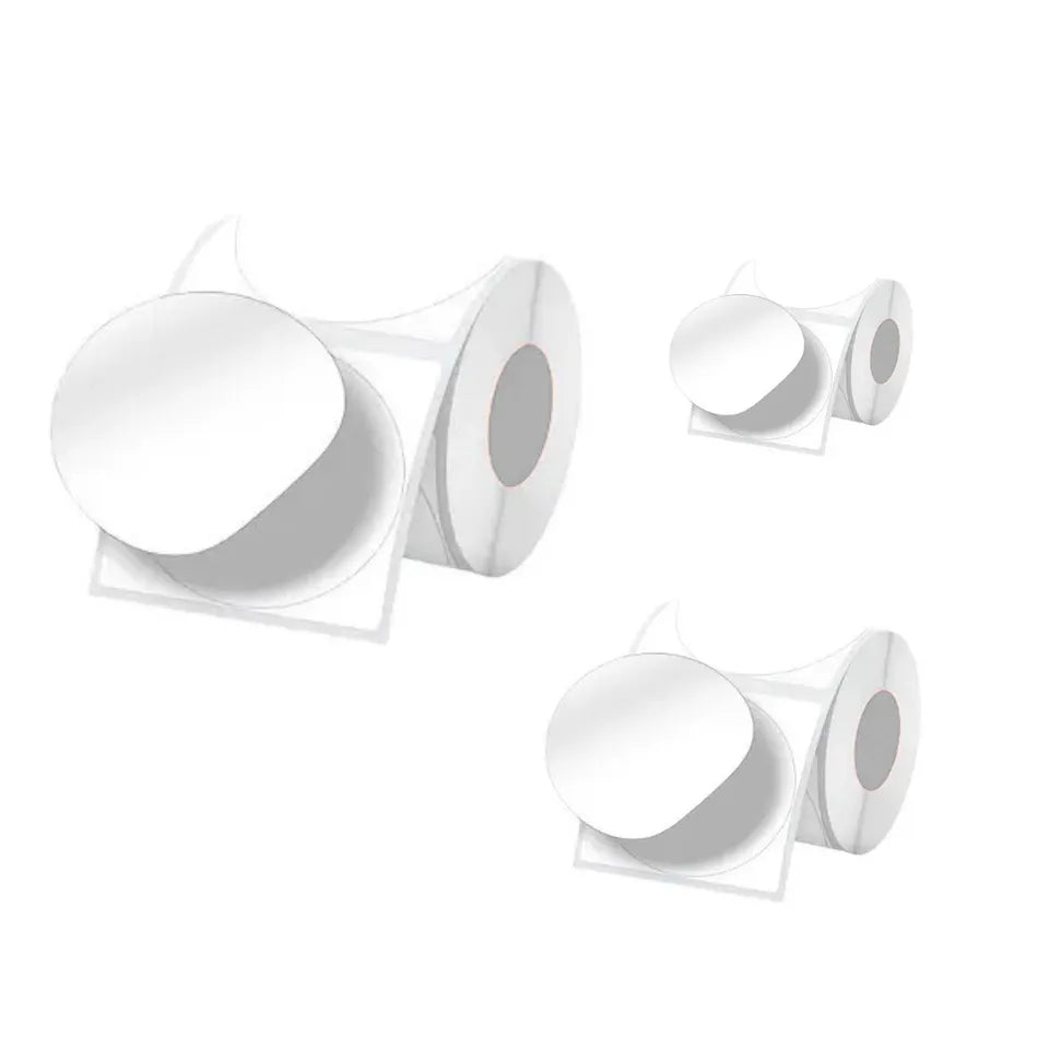 Duo x 1000 etiquetas térmicas redondas - colores