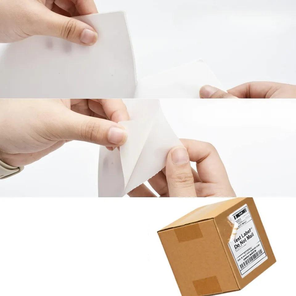 Rollo de 250 etiquetas de envío - Blancas