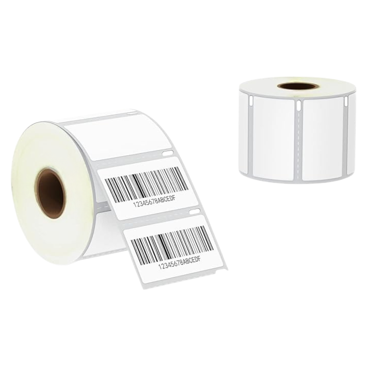 Duo etiquetas térmicas multipropósito - blancas