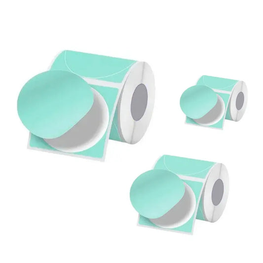 Duo x 1000 etiquetas térmicas redondas - colores